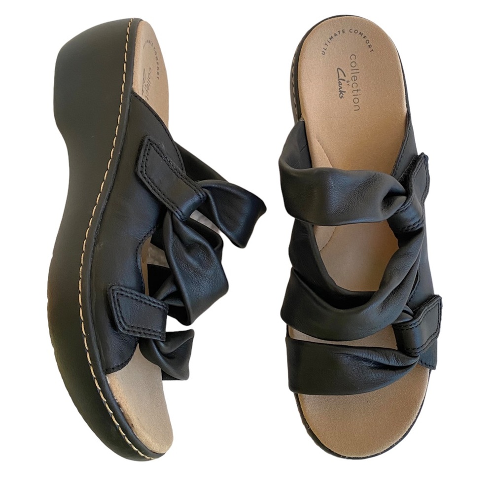 Clarks Delana Jazz Black Sandals